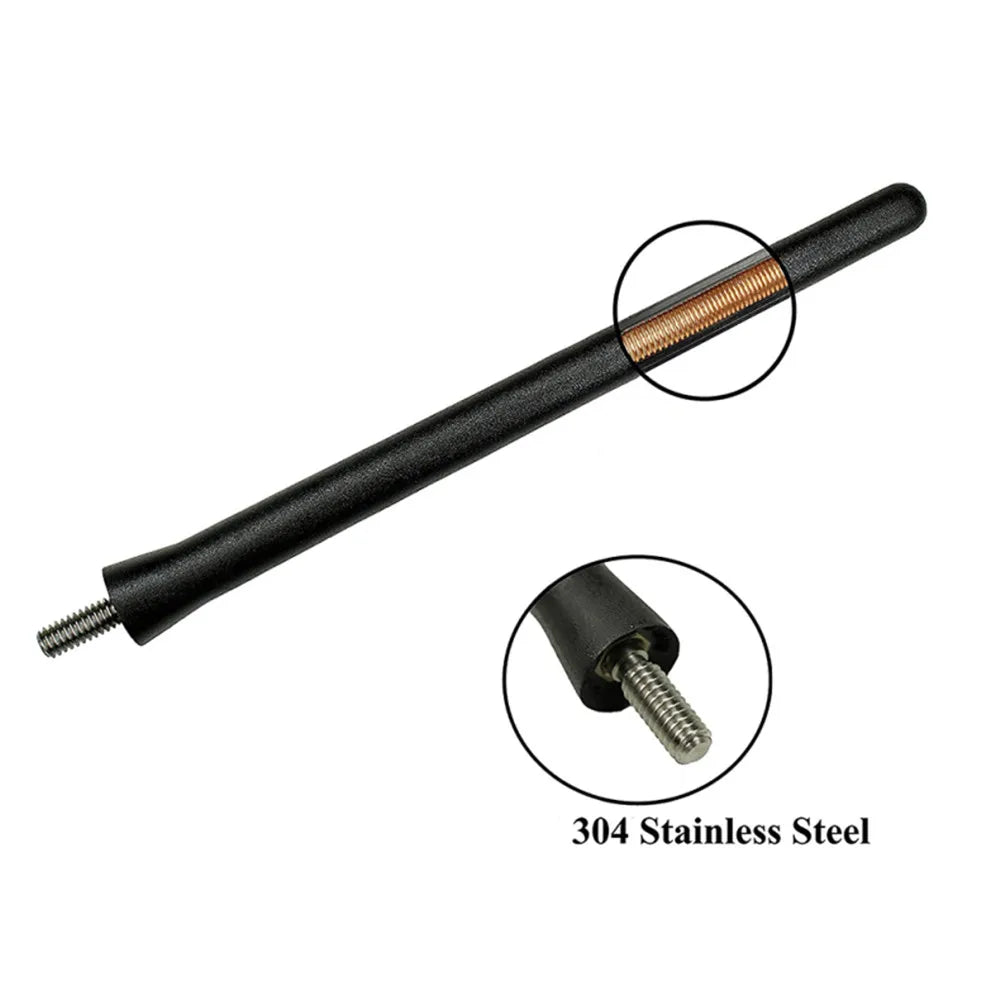 2.6/7 inch Universal Car Radio Rubber Antenna Mast FM AM Roof Mount Vehicle Antenna With Screws Car Accessories Tools