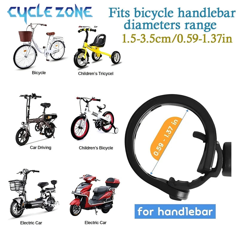 2PCS Bicycle Rearview Mirror 360 Degree Adjustable Rotatable Universal MTB Bike Handlebar Rear View Mirrors Cycling Accessories