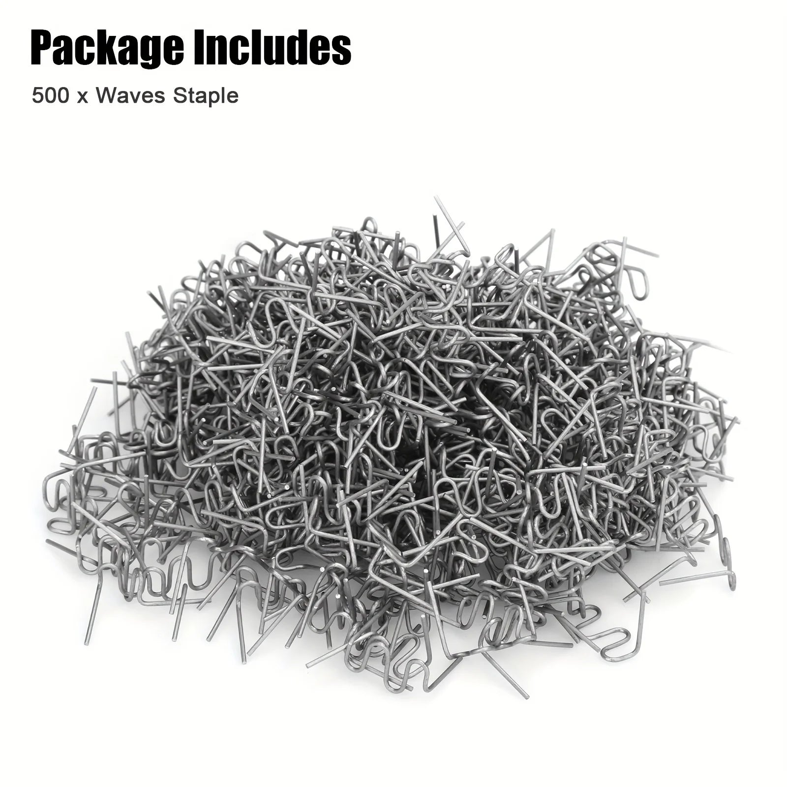 500PCS 0.6/0.8mm Hot Stapler Stapl For Car Bumper Plastic Welder Automotive Repair Kit Hot Stapler Welding Soldering Tool