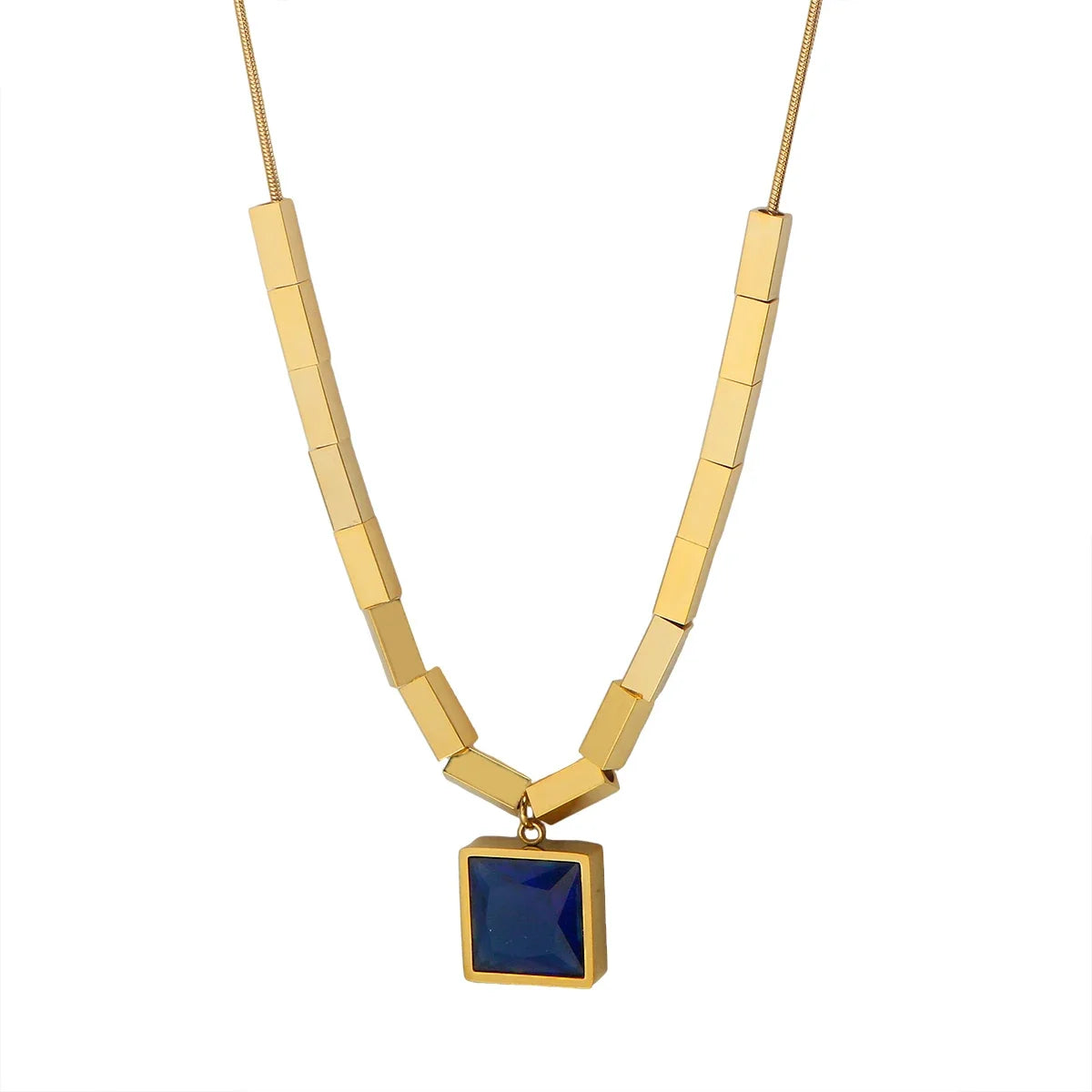 Delicate Stainless Steel Pendant Necklace