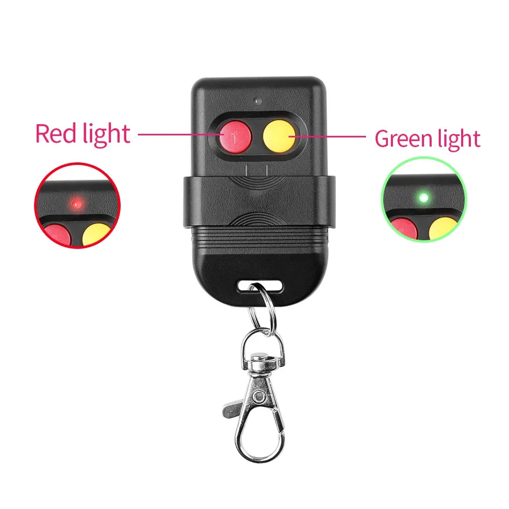 Universal Remote Control 433MHz 330MHz 2 Keys RF Wireless Remote Control 8 Dip Switch Auto Gate For Gate Garage Door Opener