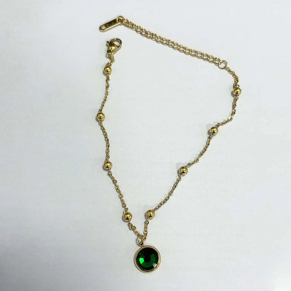 Stainless Steel Bohemian Style Personalized Anklet