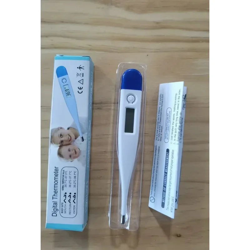 Baby Adult Home Digital Thermometer Portable Electronic Accurate Thermometer Fever Cold Underarm Oral Body Head Healthy Care