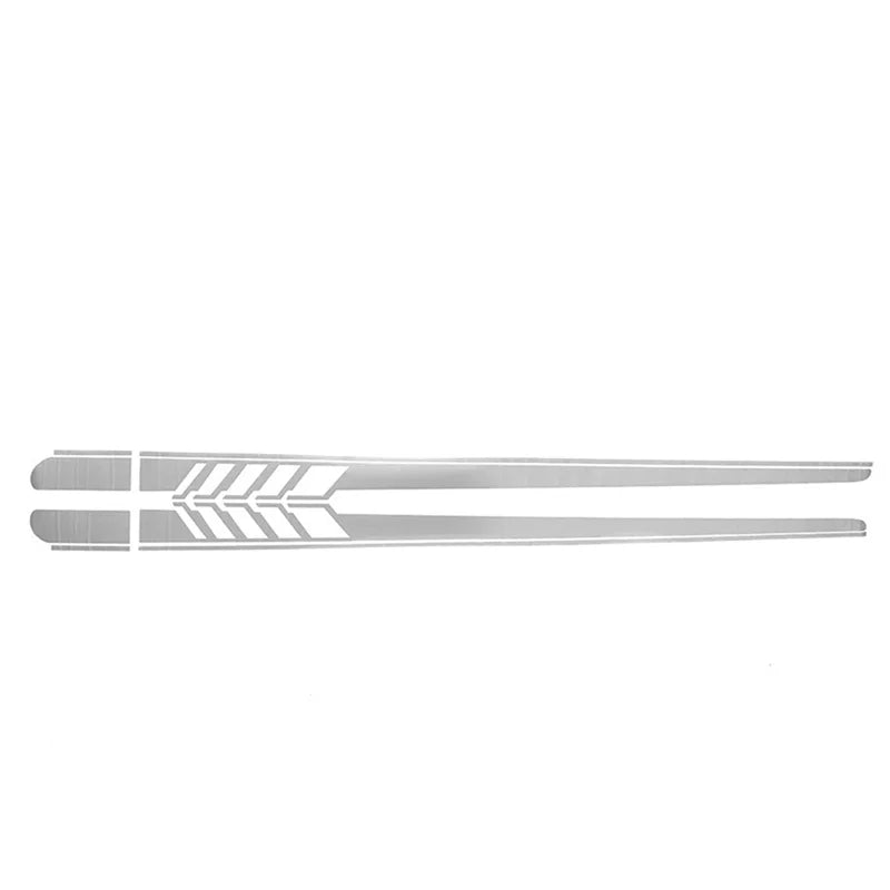 1 Pair Car Side Body Decals Racing Stripes Vehicle Cars Universal Stickers Exterior Decorations Accessories Supplies