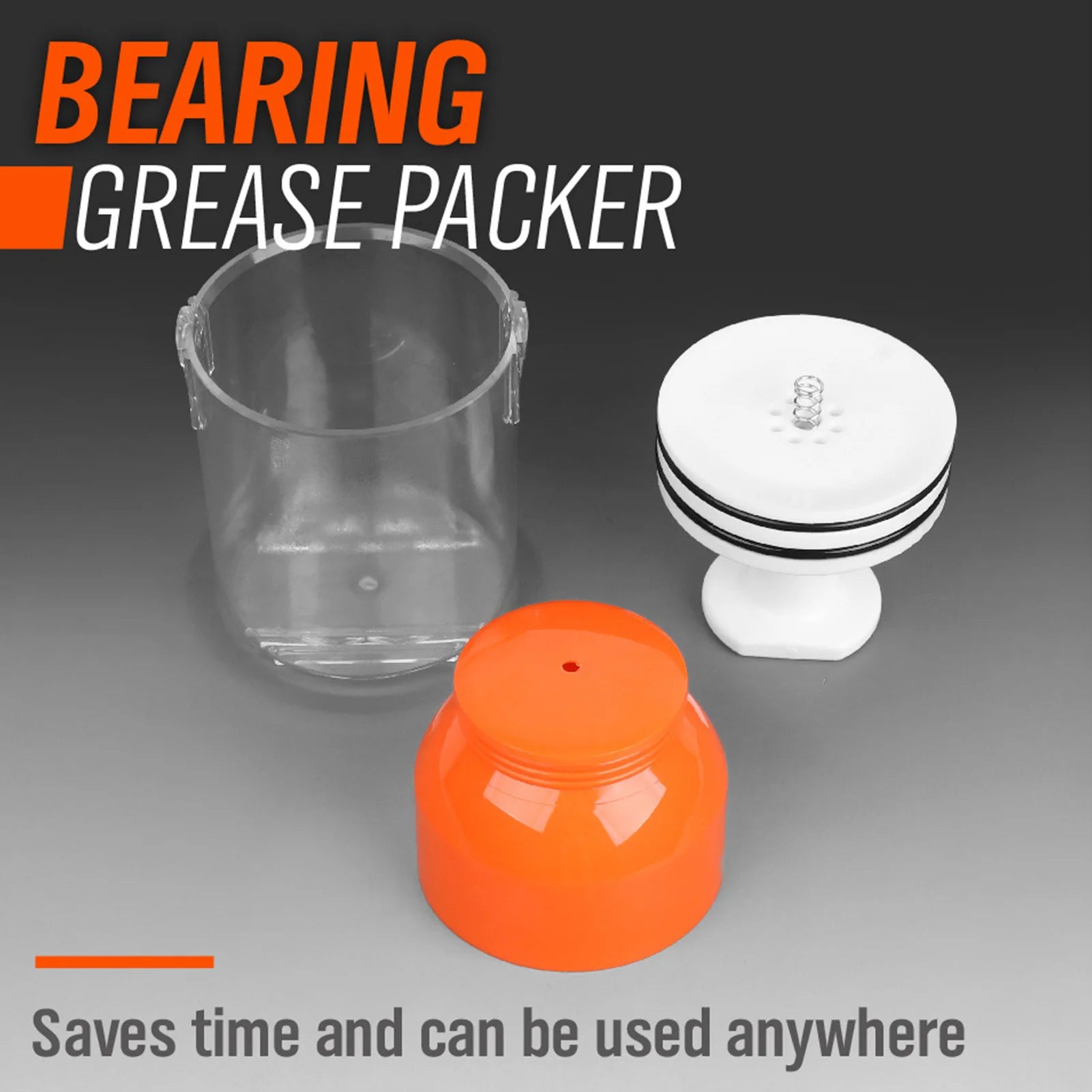 Bearing Grease Packer Tool Simple and Impact Resistant with Dust Cover Suitable for Automotive Car