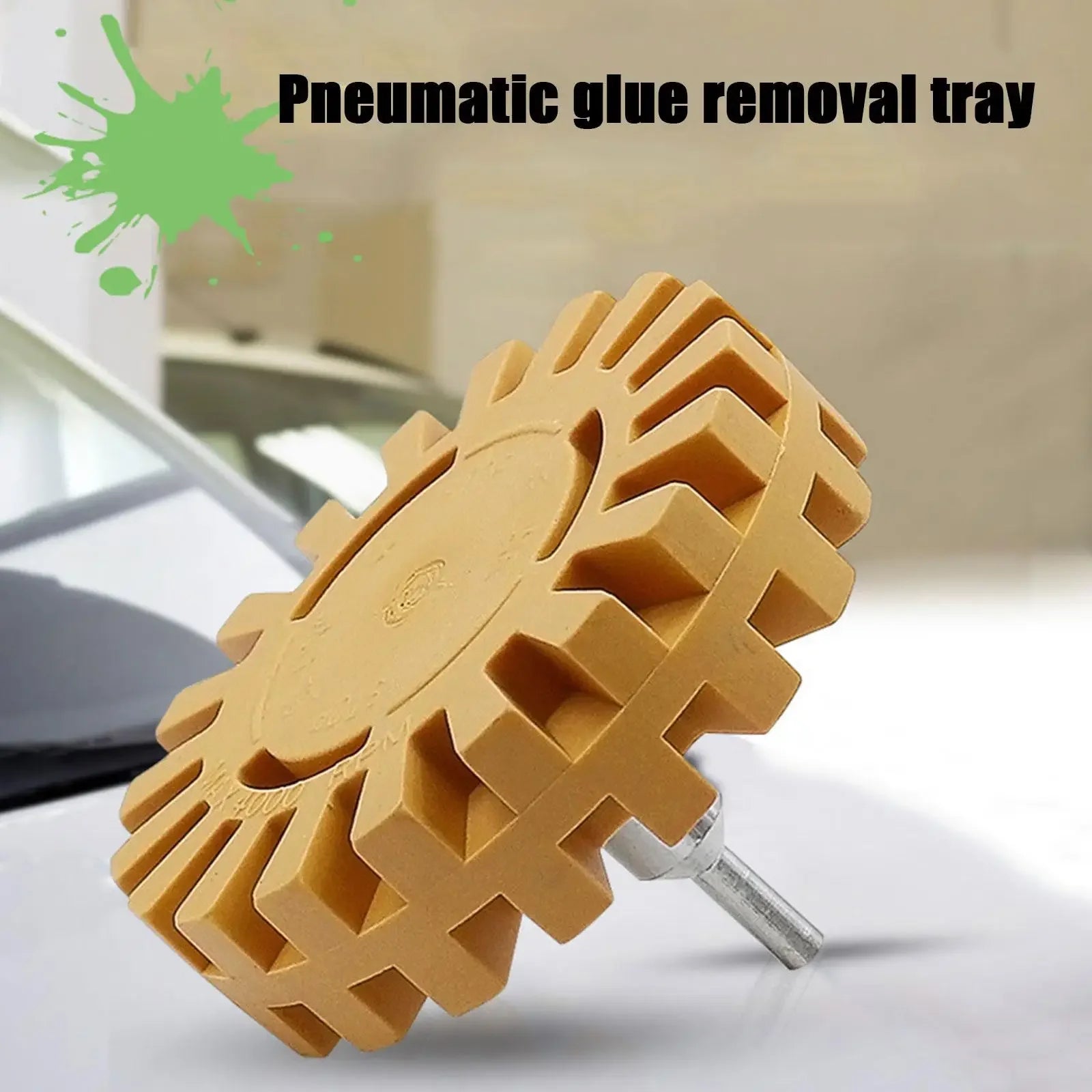 Car Pneumatic Rubber Eraser Wheel Pad Rubber Disk Decal Eraser Wheel Car Sticker Remover Paint Cleaner Car Polish Auxiliary Tool