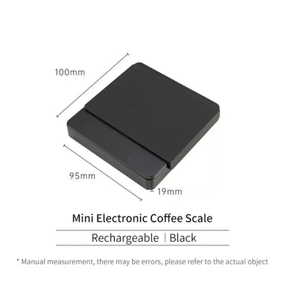Digital Coffee Scale 0.1g High Precision 2kg With Timer Rechargeable Electronic Mini Kitchen Espresso Accessories Barista Tools