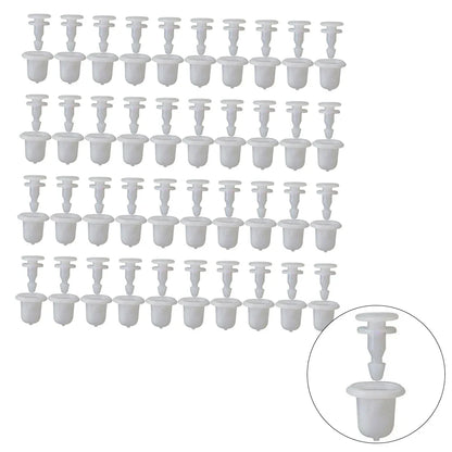 40Pcs Wheel Arch Fender Flare Liner Clips Fastener For Nissan Navara Patrol 01553-02903 Car Interior Clips