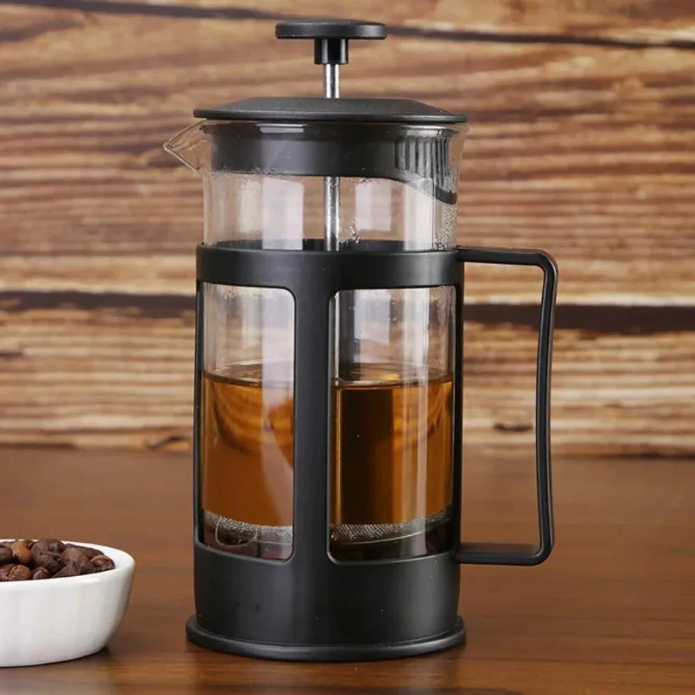 Coffee Brewing Pot French Press Coffee Maker with Filter Multifunctional Tea Pot Heat Resistant Home Pour Over Coffee Brewer