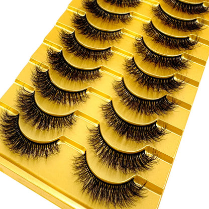 38 Styles 10 pairs natural long 3D mink false eyelashes fake lashes makeup kit Mink Lashes extension eye lashes short eyelashes