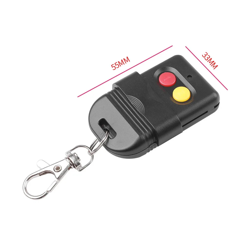 Universal Remote Control 433MHz 330MHz 2 Keys RF Wireless Remote Control 8 Dip Switch Auto Gate For Gate Garage Door Opener