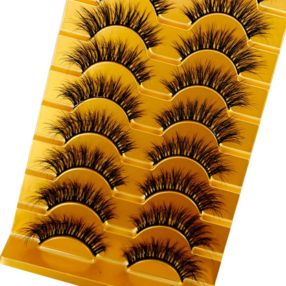 38 Styles 10 pairs natural long 3D mink false eyelashes fake lashes makeup kit Mink Lashes extension eye lashes short eyelashes