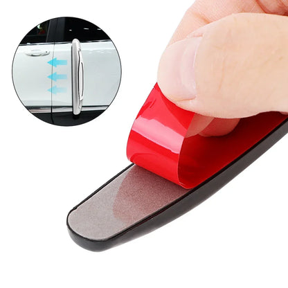 4Pcs Car Door Anti-Collision Protector Guard Strip Scratch Car Rubber Bumper Stickers Auto Door Edge Protection Car Decoration