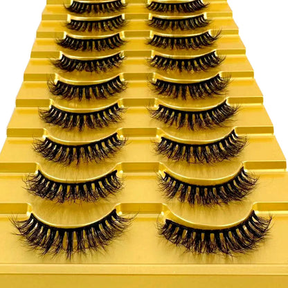 38 Styles 10 pairs natural long 3D mink false eyelashes fake lashes makeup kit Mink Lashes extension eye lashes short eyelashes