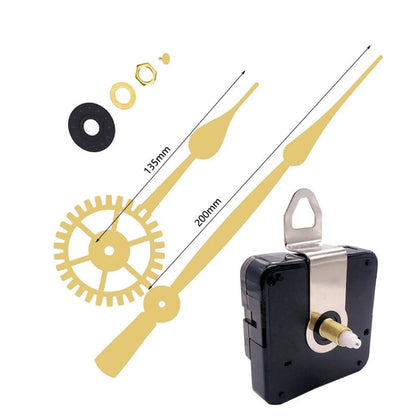 1Set High Torque Long Silent Quartz Clock Movement Mechanism Replacement DIY Wall Clock Watches Repair Parts Accessories