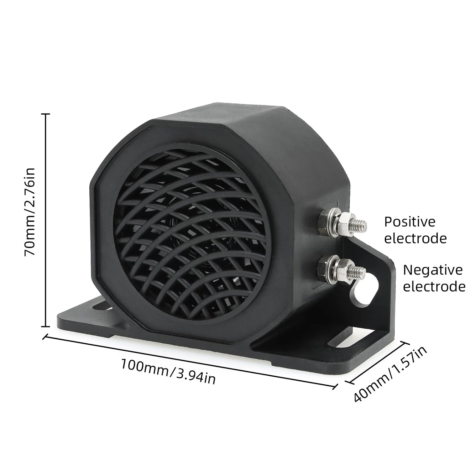 105dB Decibel Backup Reversing Horn Waterproof Siren Beeper Buzzer Sound Alarm for Car Truck For Vehicle Reverse Reminder 12-24v
