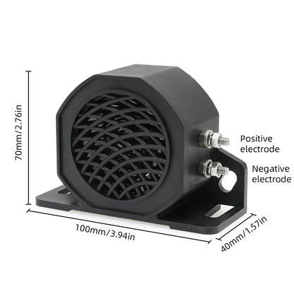 105dB Decibel Backup Reversing Horn Waterproof Siren Beeper Buzzer Sound Alarm for Car Truck For Vehicle Reverse Reminder 12-24v