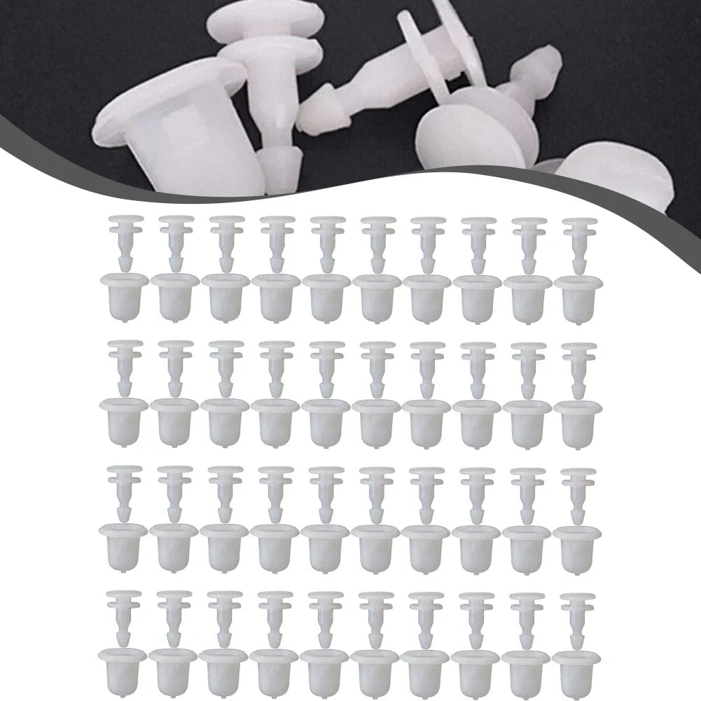 40Pcs Wheel Arch Fender Flare Liner Clips Fastener For Nissan Navara Patrol 01553-02903 Car Interior Clips