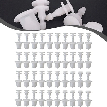 40Pcs Wheel Arch Fender Flare Liner Clips Fastener For Nissan Navara Patrol 01553-02903 Car Interior Clips