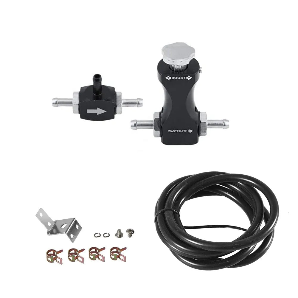 Universal Manual Turbo Boost Controller Bleed Valve Pressurize Regulating Kit Car Modified Turbocharged Regulator Aluminum