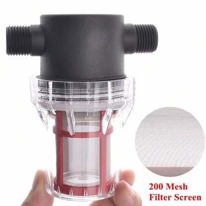 1/2" 3/4" 1" Garden Watering Irrigation Filter Aquarium Water Pump Inlet Water 30-200 Mesh Strainer Household Water Pipe Filter
