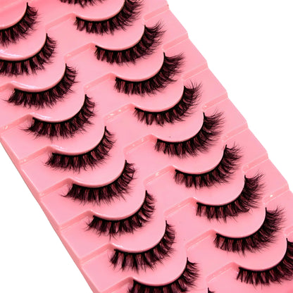 38 Styles 10 pairs natural long 3D mink false eyelashes fake lashes makeup kit Mink Lashes extension eye lashes short eyelashes