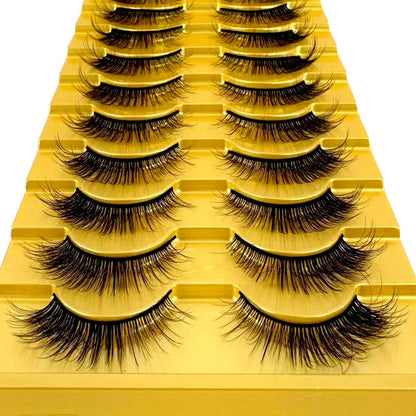 38 Styles 10 pairs natural long 3D mink false eyelashes fake lashes makeup kit Mink Lashes extension eye lashes short eyelashes