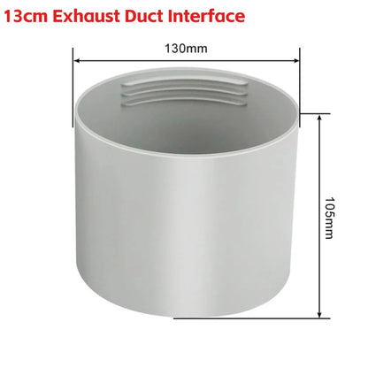 1.5/2M Portable Flexible Conditioner Exhaust Hose Tube 13/15cm Exhaust Pipe Hose Connector Interface for Mobile Air Conditioning