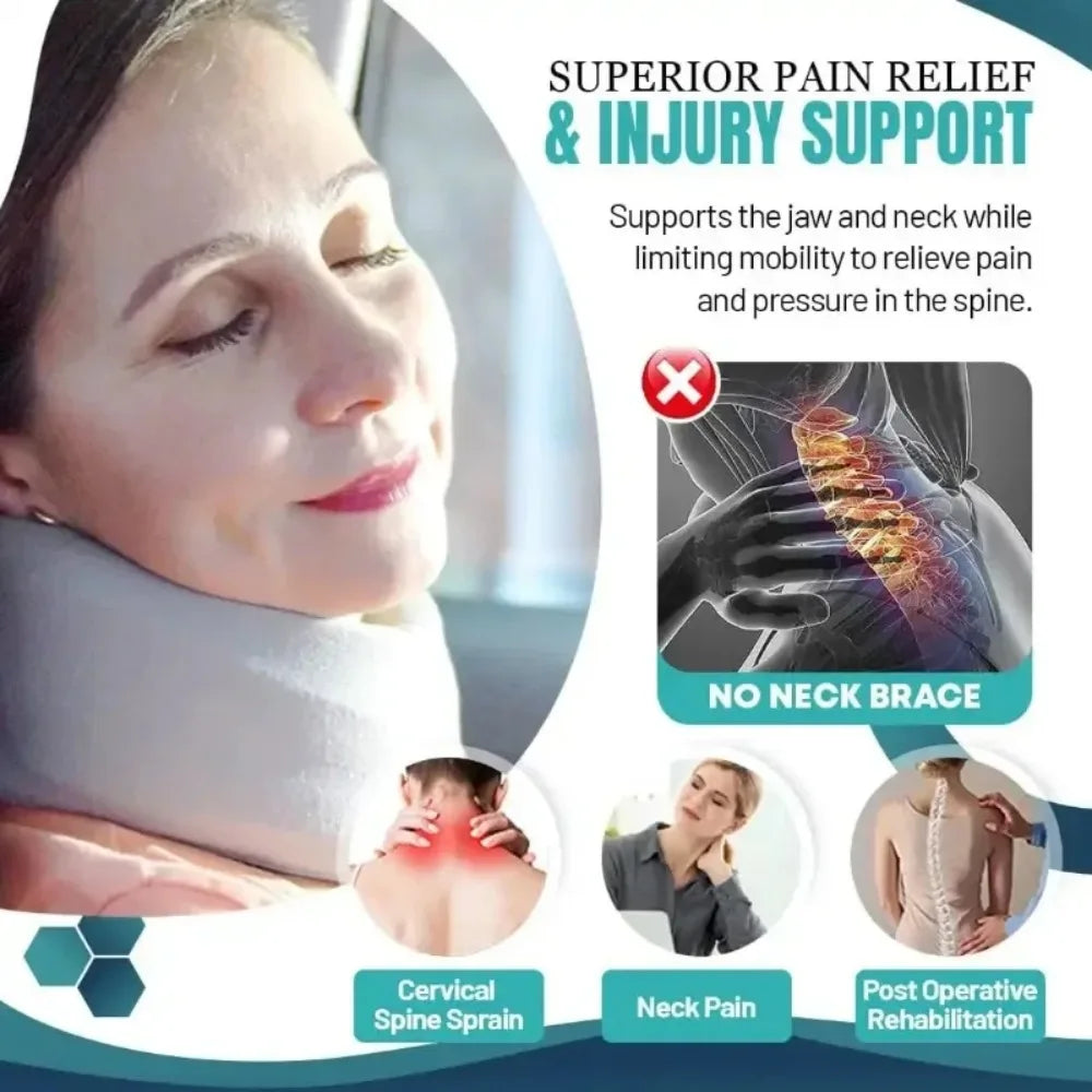 Medical Neck Cervical Traction Device Necks Orthopedic Pillow Collar Cervical Stretcher Spine Protector Pains Relief Health Care