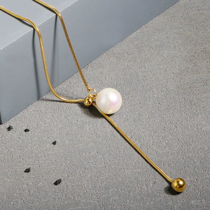 Delicate Stainless Steel Pendant Necklace