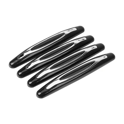 4Pcs Car Door Anti-Collision Protector Guard Strip Scratch Car Rubber Bumper Stickers Auto Door Edge Protection Car Decoration