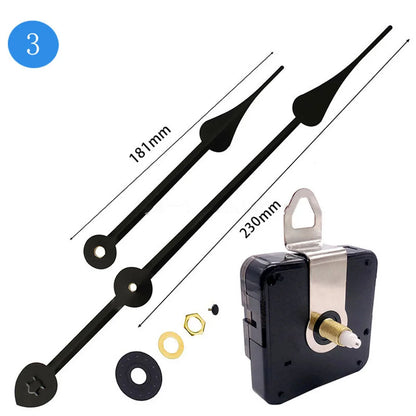 1Set High Torque Long Silent Quartz Clock Movement Mechanism Replacement DIY Wall Clock Watches Repair Parts Accessories