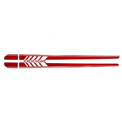 1 Pair Car Side Body Decals Racing Stripes Vehicle Cars Universal Stickers Exterior Decorations Accessories Supplies