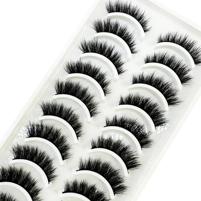 38 Styles 10 pairs natural long 3D mink false eyelashes fake lashes makeup kit Mink Lashes extension eye lashes short eyelashes