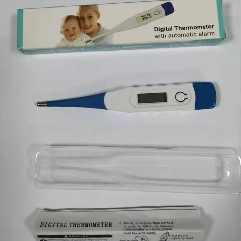 Baby Adult Home Digital Thermometer Portable Electronic Accurate Thermometer Fever Cold Underarm Oral Body Head Healthy Care