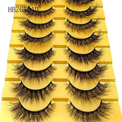 38 Styles 10 pairs natural long 3D mink false eyelashes fake lashes makeup kit Mink Lashes extension eye lashes short eyelashes