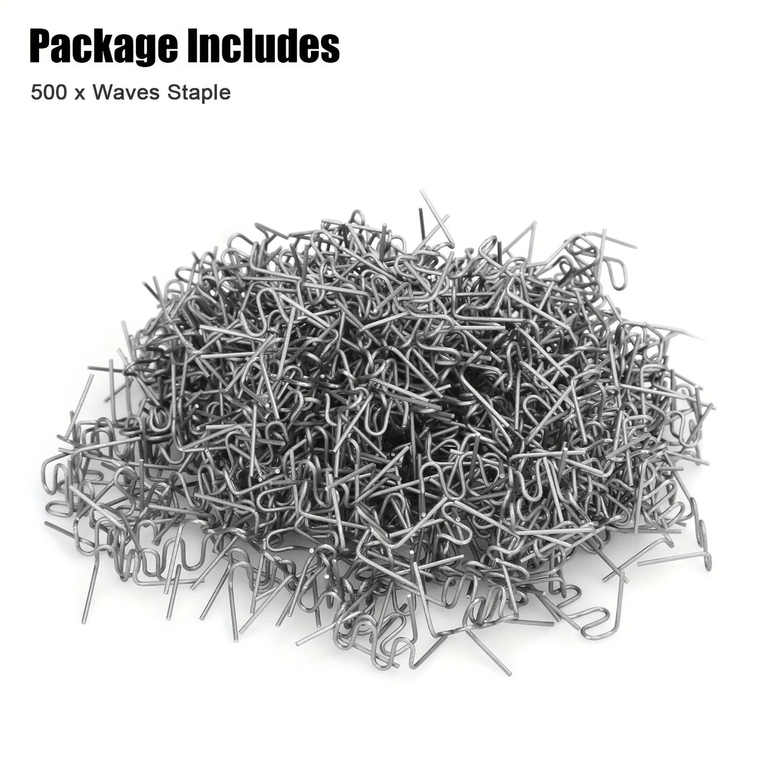 500PCS 0.6/0.8mm Hot Stapler Stapl For Car Bumper Plastic Welder Automotive Repair Kit Hot Stapler Welding Soldering Tool