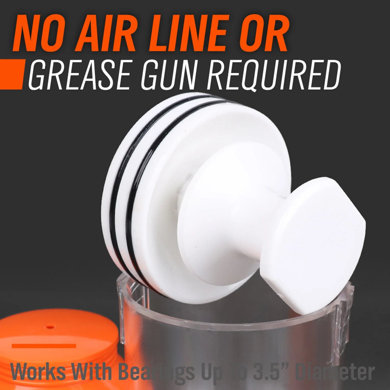 Bearing Grease Packer Tool Simple and Impact Resistant with Dust Cover Suitable for Automotive Car