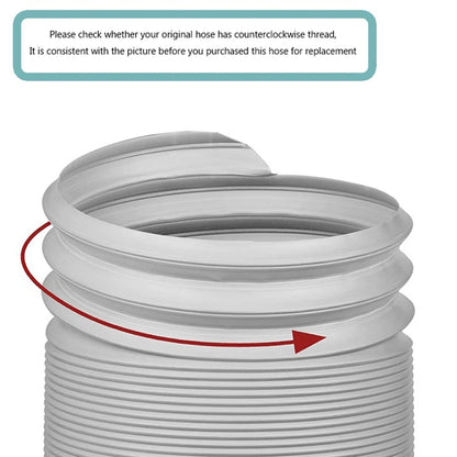 1.5/2M Portable Flexible Conditioner Exhaust Hose Tube 13/15cm Exhaust Pipe Hose Connector Interface for Mobile Air Conditioning