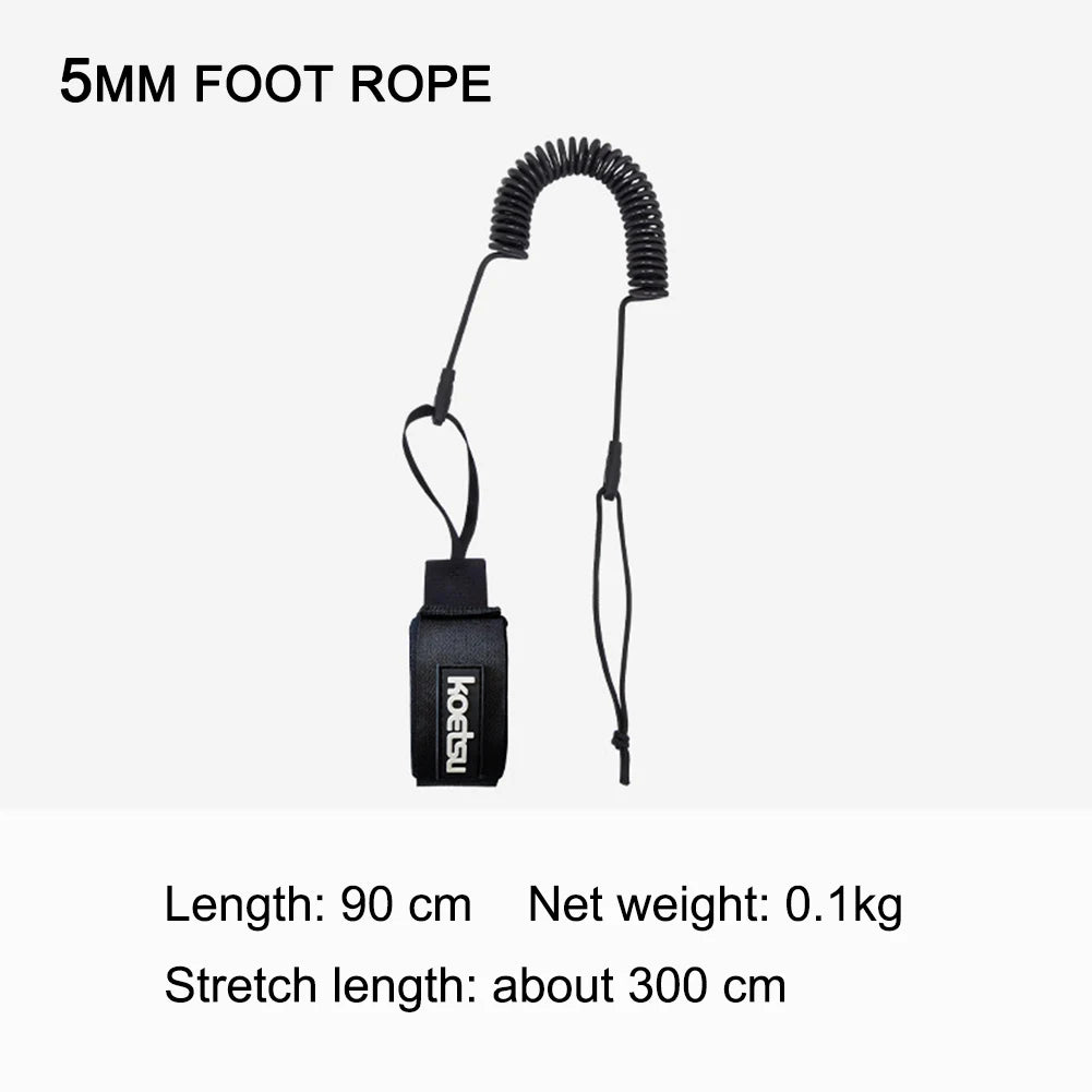 Sup Board Foot Leg Rope Quick Release Surfing Stand UP Paddle Board Ankle Leash Elastic Surfboard Safety Foot Rope Accessories