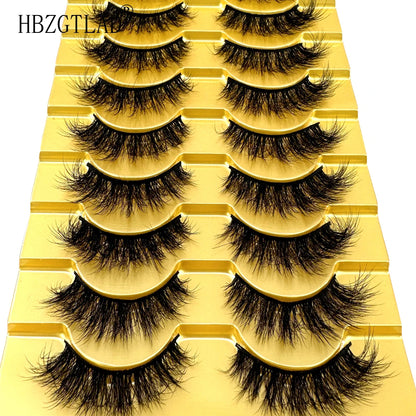 38 Styles 10 pairs natural long 3D mink false eyelashes fake lashes makeup kit Mink Lashes extension eye lashes short eyelashes