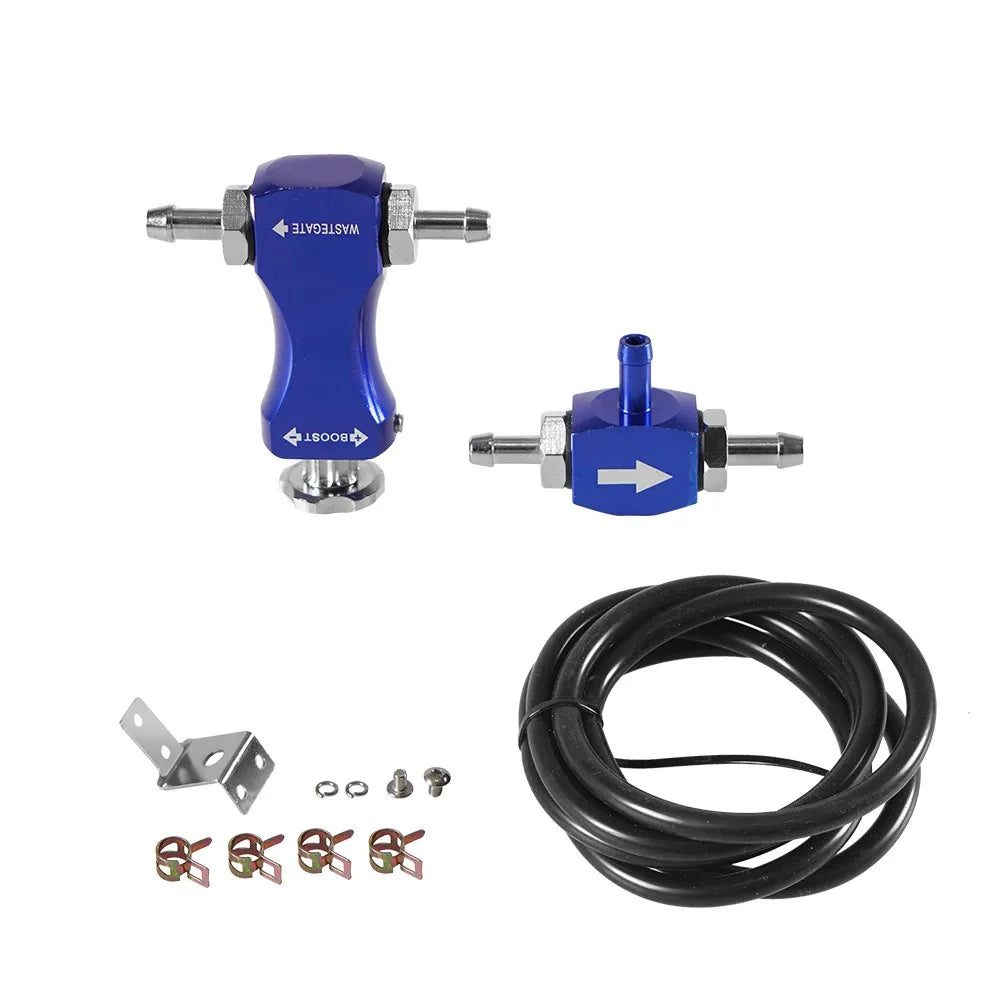 Universal Manual Turbo Boost Controller Bleed Valve Pressurize Regulating Kit Car Modified Turbocharged Regulator Aluminum