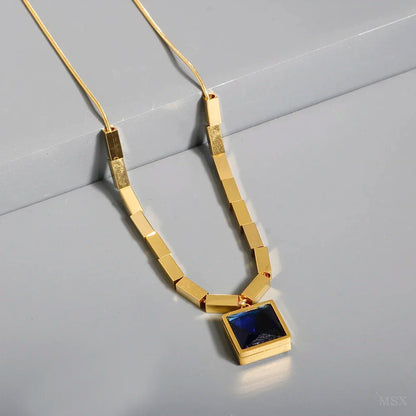 Delicate Stainless Steel Pendant Necklace