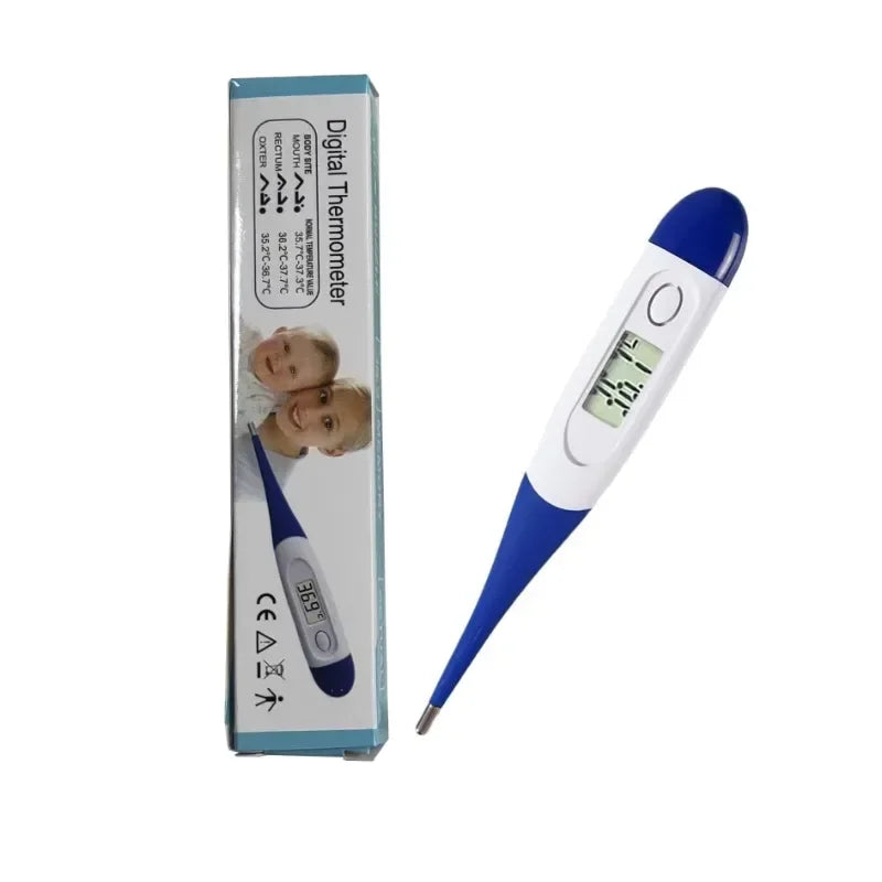Baby Adult Home Digital Thermometer Portable Electronic Accurate Thermometer Fever Cold Underarm Oral Body Head Healthy Care