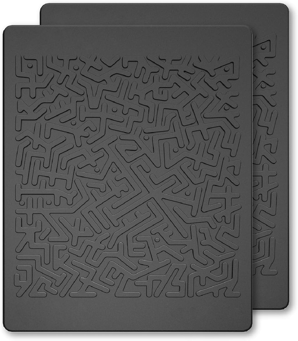 Anti Slip Pad Sticky Gripping Gel Pad Multifunctional Fixate Non-Slip Mounting Cell Pad, 6.3 X 5.1 Inch (2 Pack)