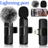 Wireless Lavalier Microphone Audio Recording Mini Microphone