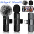 Wireless Lavalier Microphone Audio Recording Mini Microphone